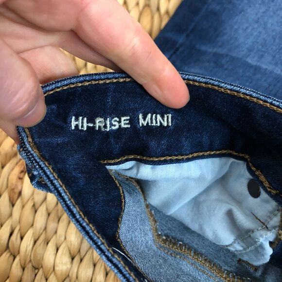 American Eagle Next Level Stretch Hi Rise Mini Skirt Women's Size 2 Raw Hem - Picture 5 of 6